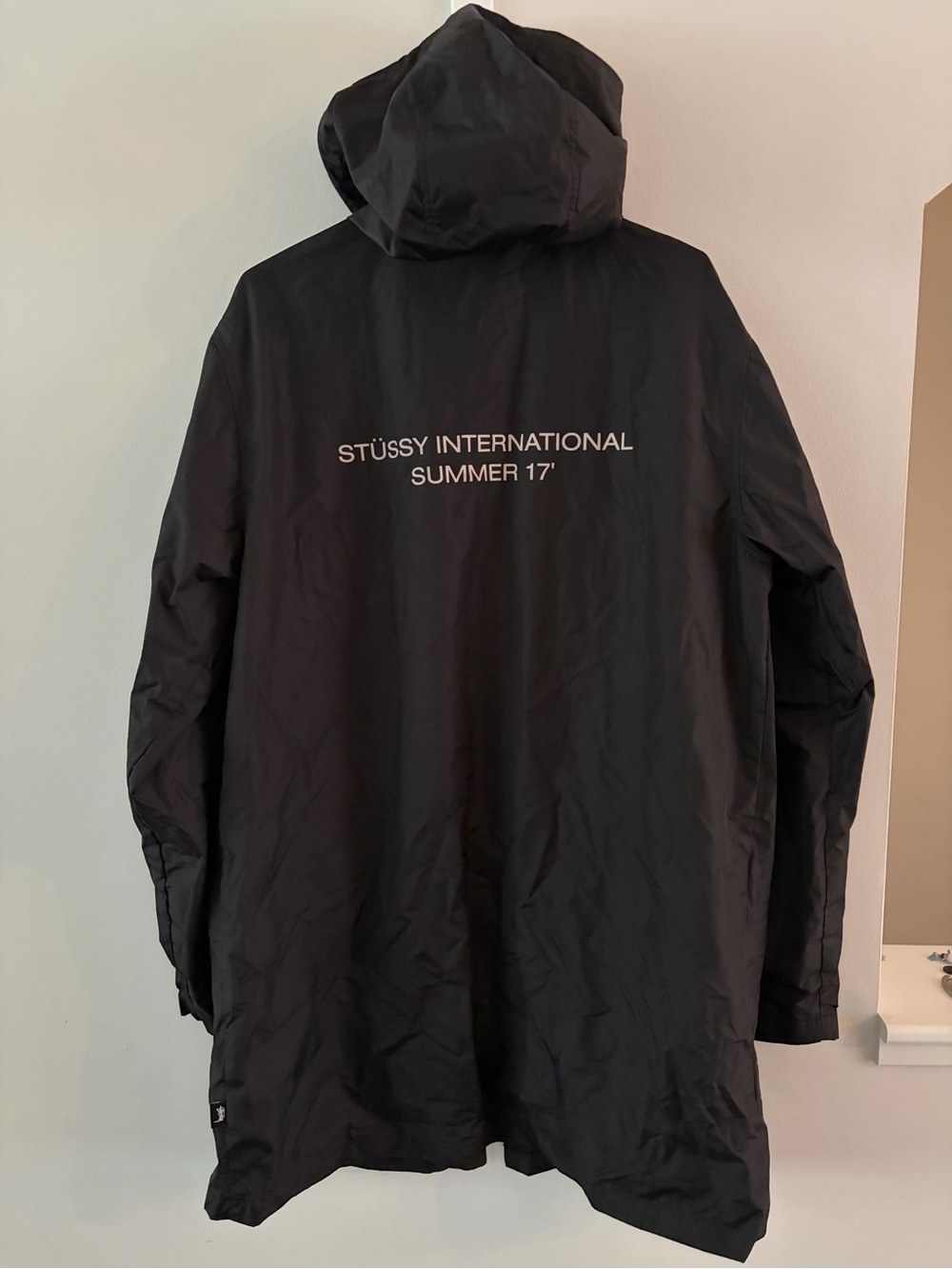 Stussy Men’s Black Hooded Coach Jacket image 4